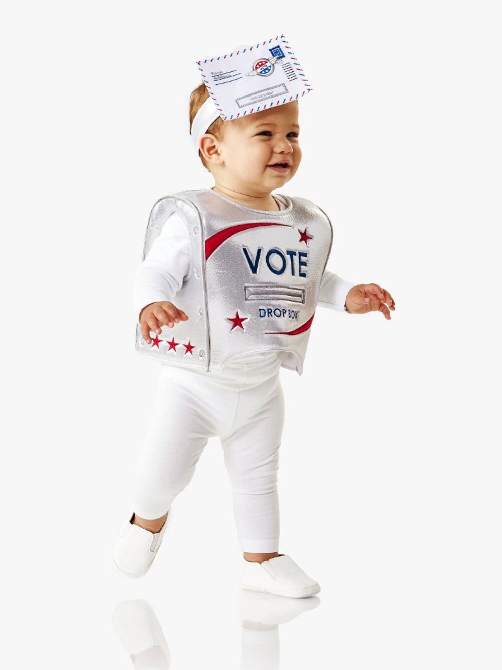 Pottery Barn Ballot Box Vote Costume Baby Halloween Dress Up NWT
